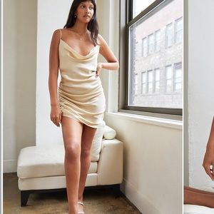 Wilfred Only Ruched Slip Dress